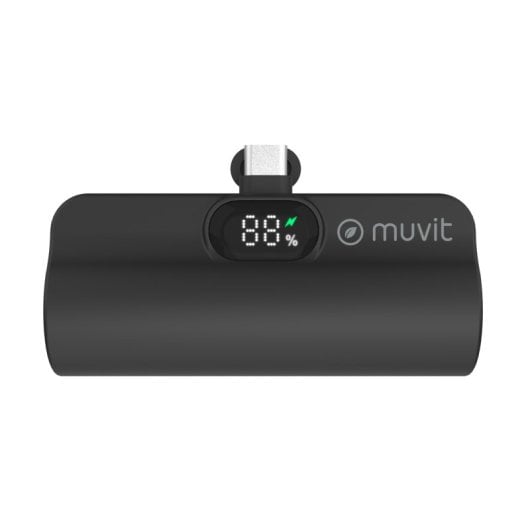 Muvit For Change Powerbank 5000 Mah USB-C PD 20W Integrado Negra