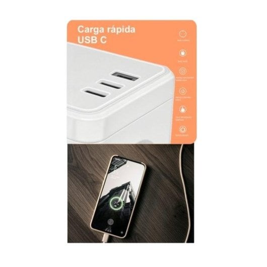 Tomada Inteligente Silver Electronics E-BLOCK Wi-Fi Bluetooth Controle por voz e Estatísticas de consumo