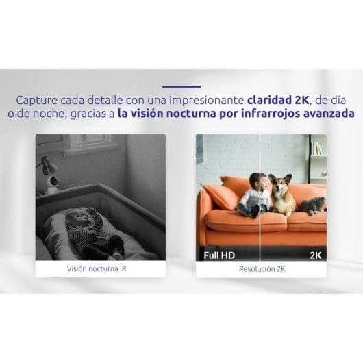 Strong SHC04IR0-W Smart Home Cámara de Seguridad WiFi 4MP 2K Blanca