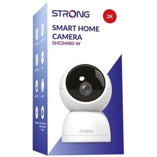 Câmera de vigilância Strong SHC04IR0-W 2K Visão Noturna Interna Detecção IA Áudio Bidirecional