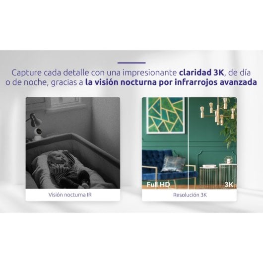 Strong SHC05IR0-W Smart Home Câmara de Segurança WiFi 5MP 3K Branca