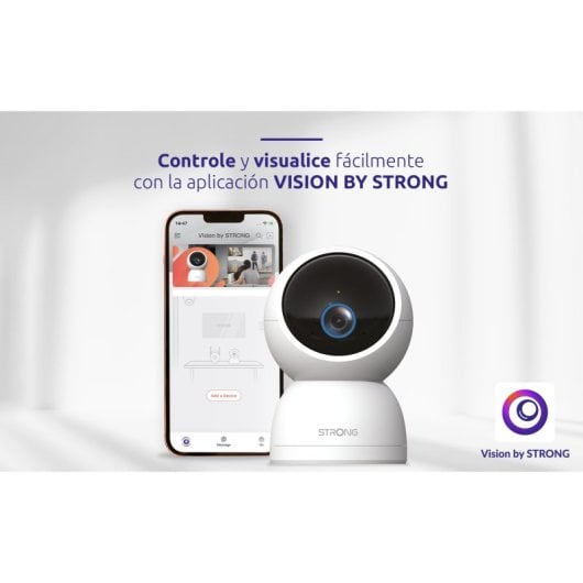 Strong SHC05IR0-W Smart Home Câmara de Segurança WiFi 5MP 3K Branca