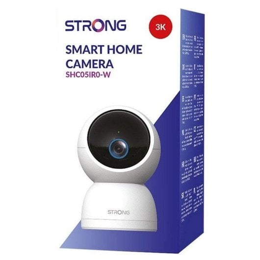 Câmera de vigilância Strong SHC05IR0-W 5MP Visão Noturna Interna Detecção IA Áudio Bidirecional