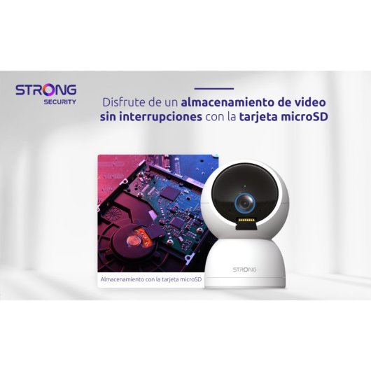 Strong SHC05IR0-W Smart Home Câmara de Segurança WiFi 5MP 3K Branca