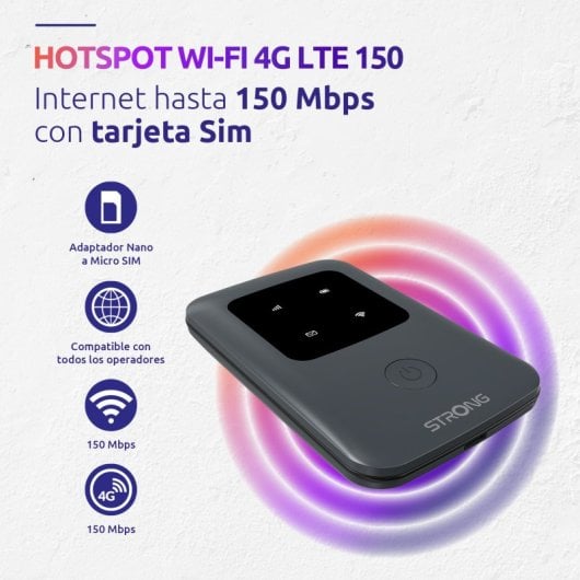 Strong 4GMIFI150C Hotspot Portátil 4G LTE 150Mbit/s