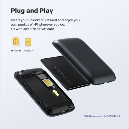 Hotspot portatile Strong 4GMIFI150C 4G LTE 150 Mbit/s