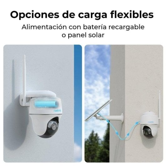 Câmera de vigilância Reolink 2K+ Visão Noturna Interna e Externa Detecção IA Painel Solar Áudio Bidirecional Controle por Voz