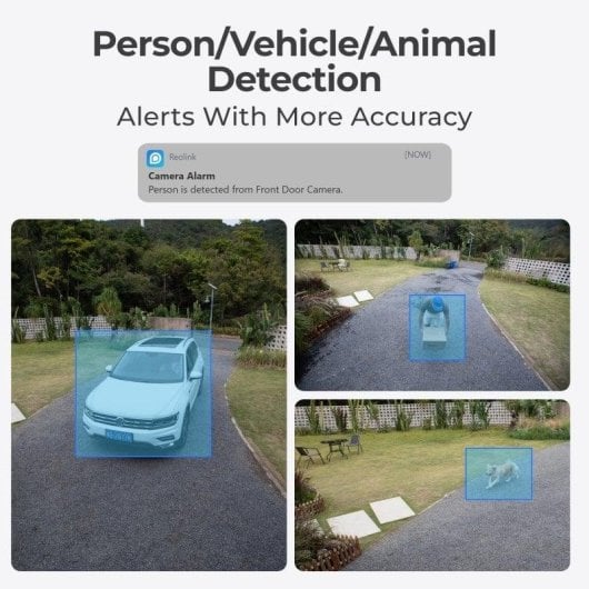 Caméra de surveillance Reolink Lumus E430 2K Vision Nocturne Extérieure Détection IA Contrôle Vocal Audio Bidirectionnel