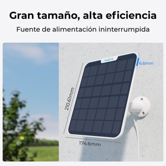 Pannello solare Reolink compatibile con fotocamera a batteria, potenza 6 W