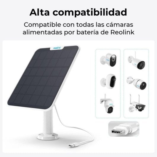 Painel Solar Reolink 2 para Câmara 6W IP65