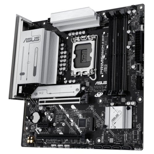 Carte mère ASUS PRIME B860M-A WIFI Intel B860 LGA 1851 DDR5 micro ATX WiFi 6E PCIe 5.0 2.5GbE M.2 RAID