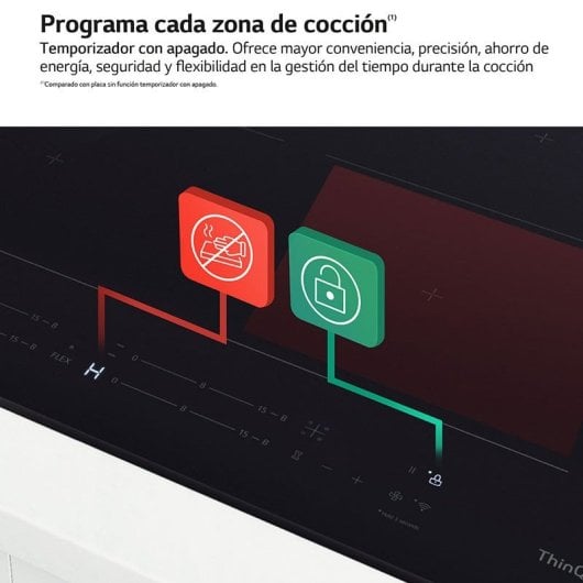 LG CBIZ2432B Flex ThinQ Placa de Indução 3 Zonas 59cm Preta