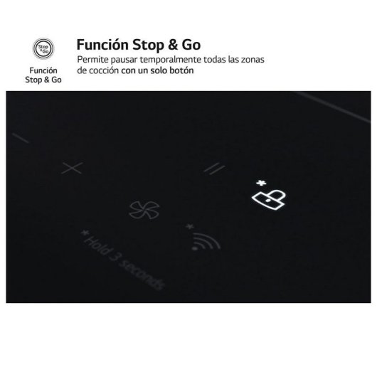 LG CBIZ2432B Flex ThinQ Placa de Indução 3 Zonas 59cm Preta