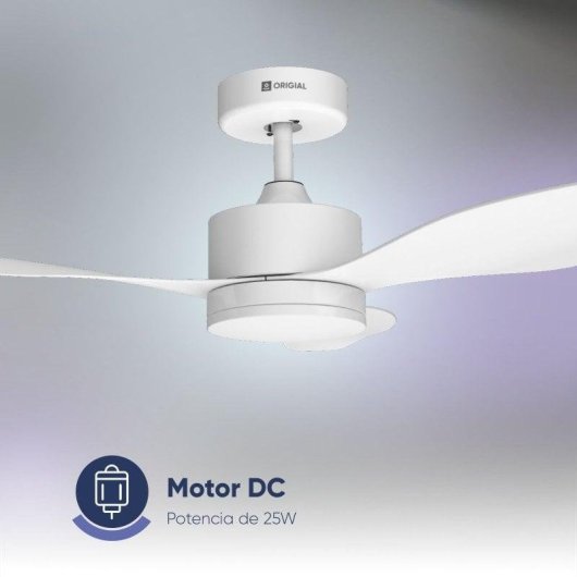 Ventoinha de teto com luz AIRBLISS CEILING 25W 106cm motor DC Wi-Fi com temporizador