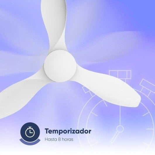 Origial AIRBLISS CEILING 25WW WIFI Ventilador de Techo 106cm Motor DC 25W con Luz y WiFi Blanco