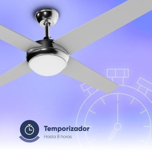 Ventilatore da Soffitto con Luce Origial AIRBLISS CEILING 25WIN WIFI 25W 106cm Motore DC WiFi Pale Retrattili