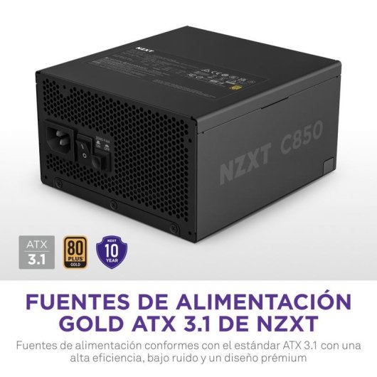 NZXT C850 Gold ATX 3.1 PCIe 5.1 850W 80 Plus Gold Modular