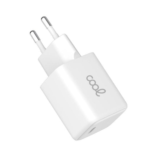 Caricabatterie universale ultra veloce PD USB-C 45W GaN bianco