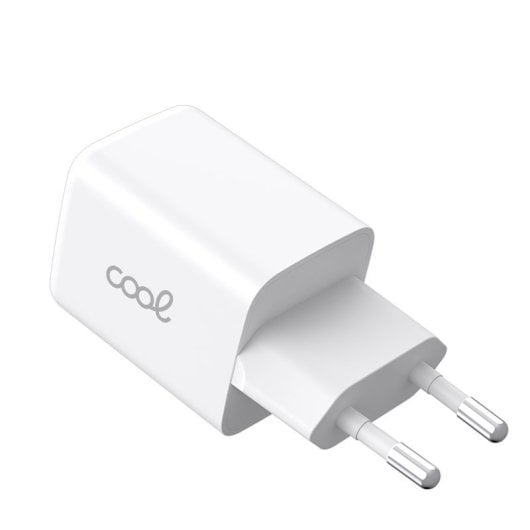 Caricabatterie universale ultra veloce PD USB-C 45W GaN bianco