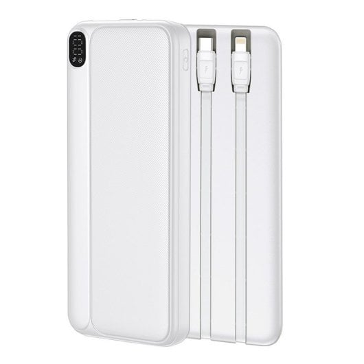 Cool Grip Batterie Externe Universelle Power Bank 10 000 mAh USB-C / Lightning Blanc