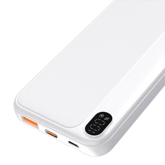 Cool Grip Batterie Externe Universelle Power Bank 10 000 mAh USB-C / Lightning Blanc