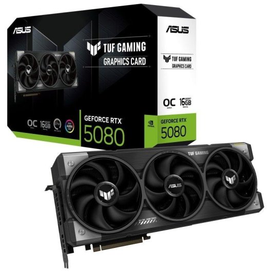 Grafikkarte ASUS TUF Gaming GeForce RTX 5080 OC 16GB GDDR7 Reflex 2 RTX AI DLSS4