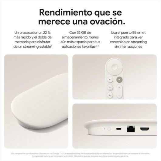 Lettore Multimediale Google TV Streamer 4K 32GB