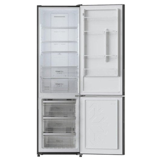Frigorífico Combi Cecotec Bolero Coolmarket 02151 Total No Frost 200cm 356L E Negro Display Door