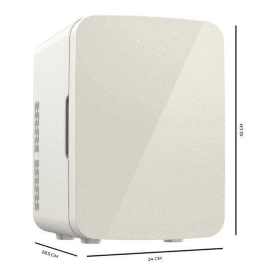 Mini Frigorifero Cecotec Bolero Minicooling 10L Bahamas Beige compatibile auto, doppia funzione termica