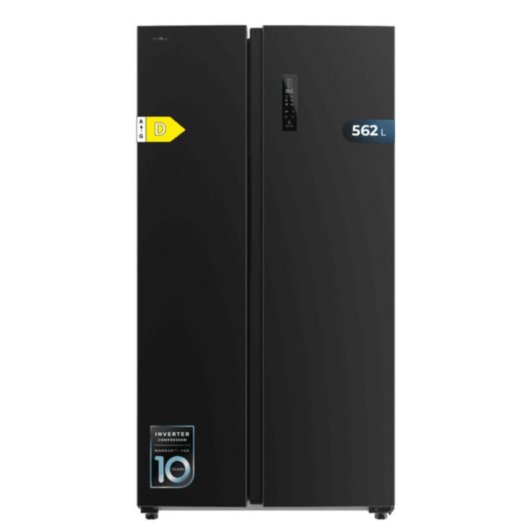 Frigorifero Americano Cecotec Bolero CoolMarket SBS 562 Total No Frost 177cm 562L D Nero Display LED
