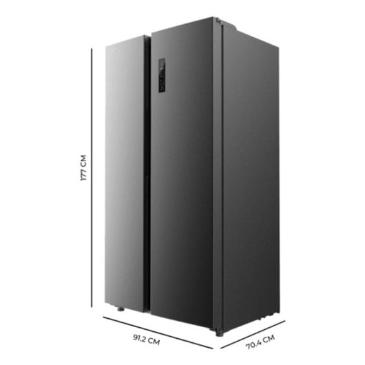 Frigorifero Americano Cecotec Bolero CoolMarket SBS 562 Total No Frost 177cm 562L D Nero Display LED