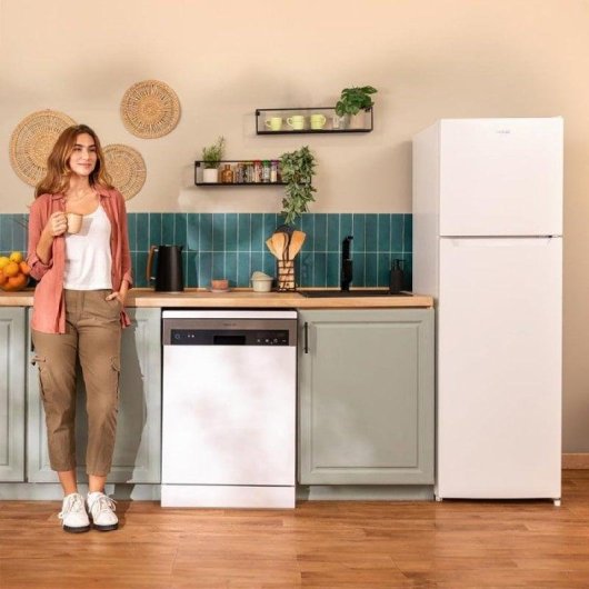 Frigorifero Due Porte Cecotec Bolero Coolmarket 2D 348 Total No Frost 170cm 348L E Bianco