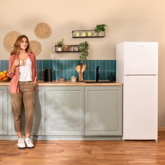 Geladeira Cecotec Bolero Coolmarket 2d 211 2 portas Descongelar E Branco