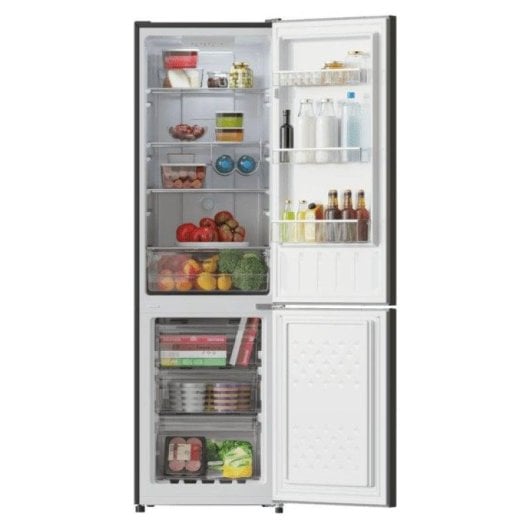 Frigorífico Combi Cecotec Bolero Coolmarket Combi 250 Total No Frost 180cm 250L E Inox