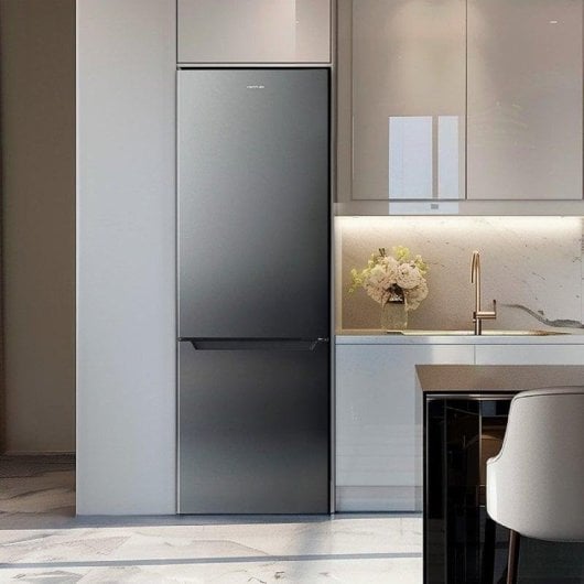 Frigorífico Combi Cecotec Bolero Coolmarket Combi 250 Total No Frost 180cm 250L E Inox