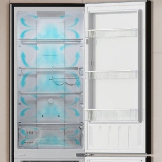 Frigorífico Combi Cecotec Bolero Coolmarket Combi 250 Total No Frost 180cm 250L E Inox