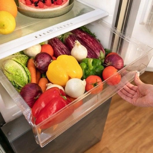 Frigorífico Combi Cecotec Bolero Coolmarket Combi 250 Total No Frost 180cm 250L E Inox