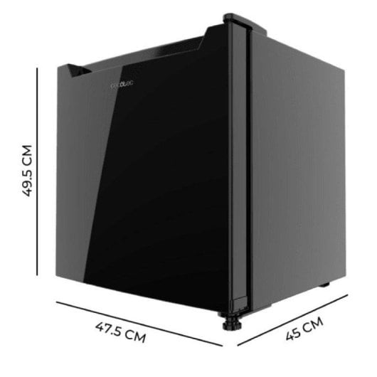 Frigorífico Mini Cecotec Bolero Coolmarket TT 31 Defrost 49.6cm 31L E Preto Vidro Dual