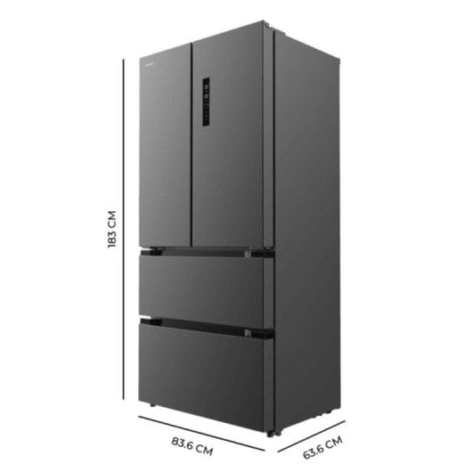 Frigorífico Cecotec Bolero Coolmarket FD 436 French Door Nofrost 436L E Preto