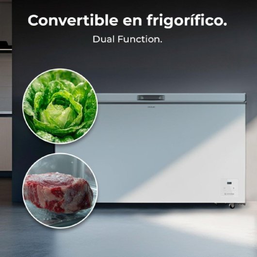 Cecotec Bolero Coolmarket Chest 400 Congelador Horizontal 400L E Blanco