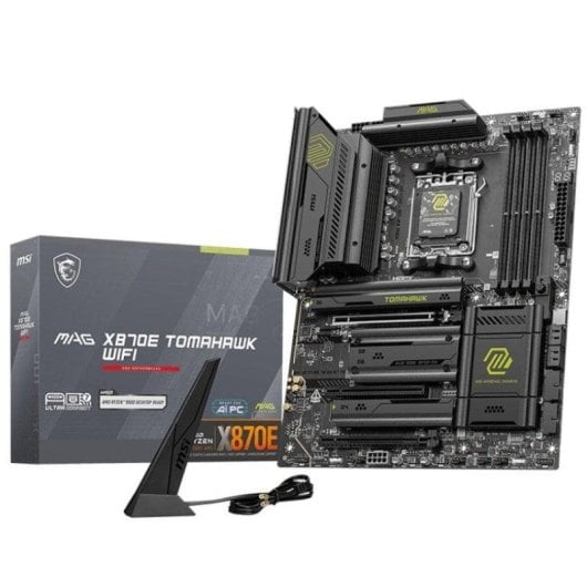 Carte mère MSI MAG X870E TOMAHAWK WIFI X870E AM5 DDR5 ATX Wi-Fi 7 5GbE USB4 M.2 PCIe 5.0