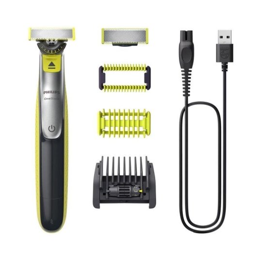 Multigroomer Philips OneBlade 360 QP2834/20 Kabellos 60min Nass- und Trockenrasur 2 Aufsteckkämme Flexible Klinge