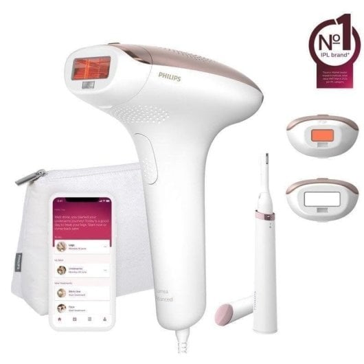 Depilator Philips Lumea Advanced BRI921/00 IPL Rosa Weiß Hauttyperkennung