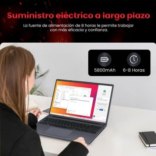 Vanwin Portátil Intel Core i5-8210Y/16GB/512GB SSD/16.1"