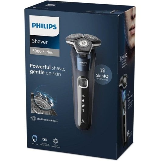 Elektrorasierer Philips Shaver Series 5000 S5885/25 Kabellos 60min Nass- und Trockenrasur 3 Scherköpfe Schnellladung