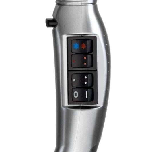 Professioneller Ionen Föhn BaByliss Pro Digital 2200W 3 Temperaturstufen 2 Geschwindigkeiten Zubehör Silber