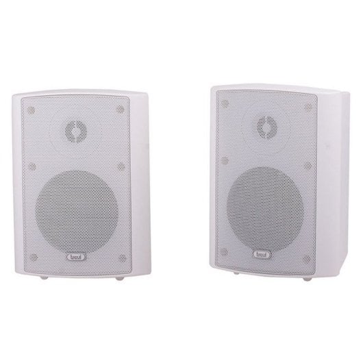 Enceintes 2 voies hautes performances 100w Trevi HTS 9410 Blanc