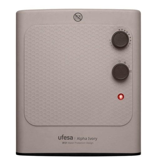 Chauffage Céramique Ufesa Alpha Ivory 1800W IP21 Thermostat