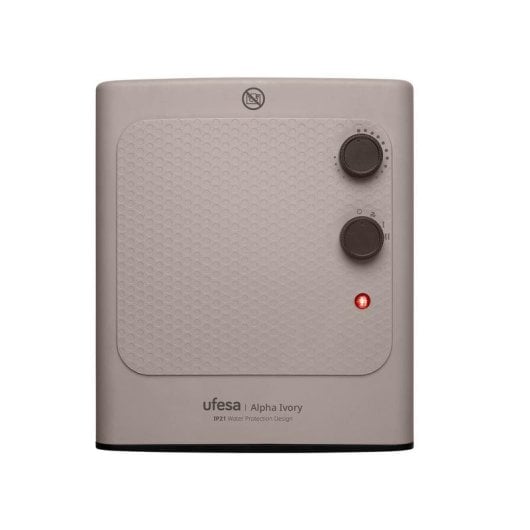 Chauffage Céramique Ufesa Alpha Ivory 1800W IP21 Thermostat