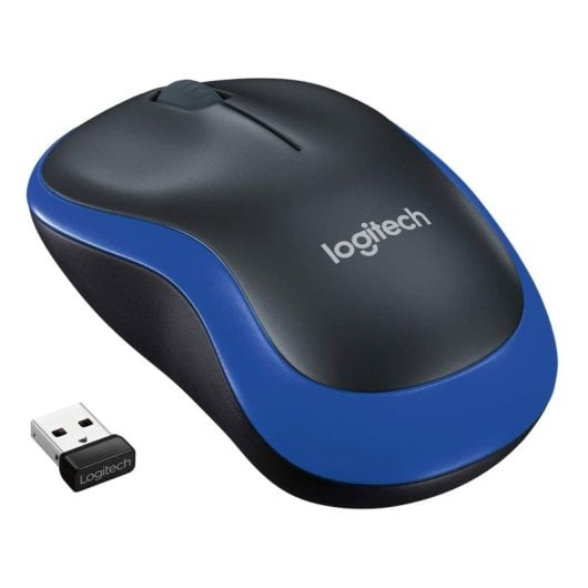 Mouse wireless Logitech M185 Nero/blu